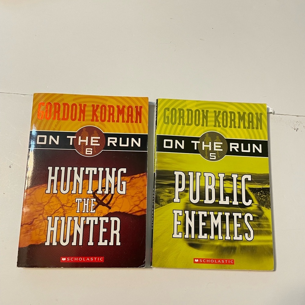 Scholastic On The Run Series - Lot of 2
